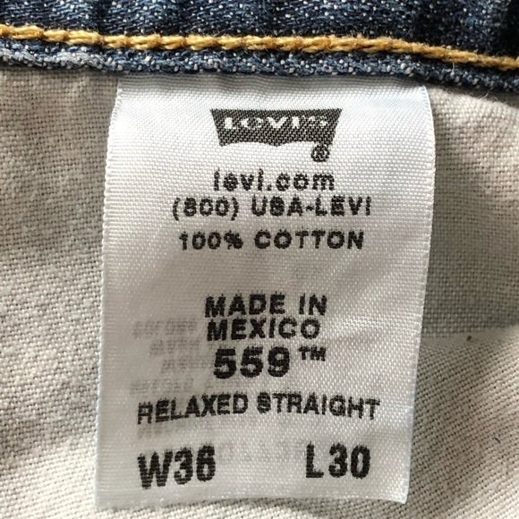 Levi’s 559 Relaxed Straight 36 Dad Jeans - Picture 4 of 7